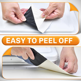WELLUCK tape wrapped around vent flashing sealing edges against leaks