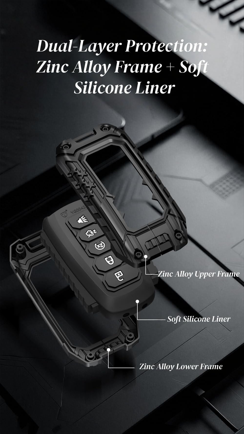 Wenwubin key fob in use on keyring demonstrates secure attachment benefit