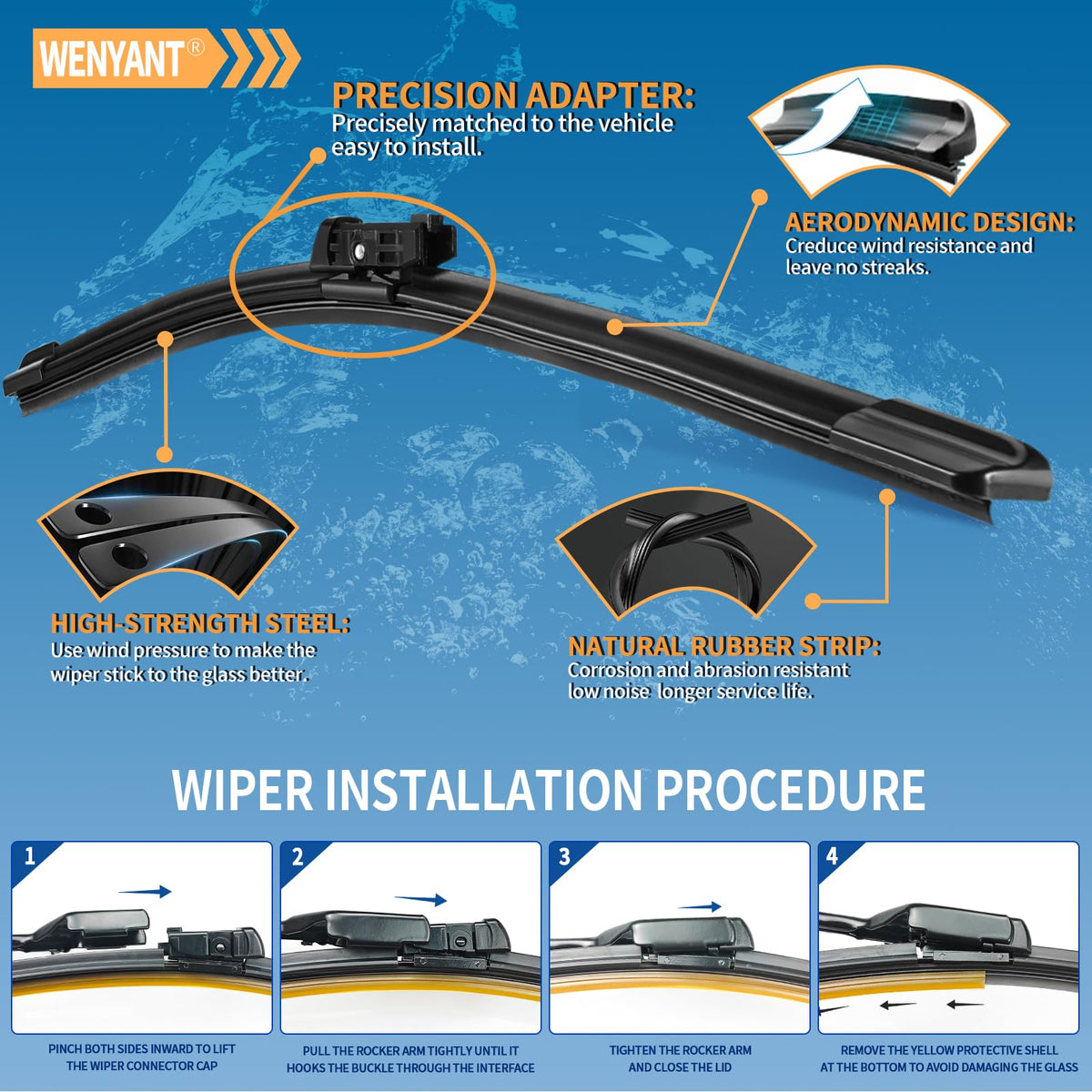 wenyant adapter detail showing hook fit, simplifies Tesla Model 3 install