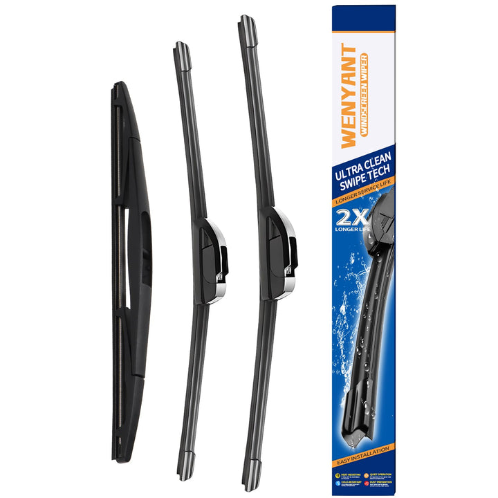 wenyant front packaging displaying the three-blade set and fitment benefit