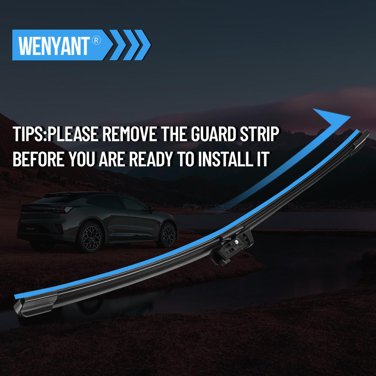 wenyant product label and specs, clarifies size and compatibility