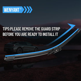 wenyant blades in rain-driving scene enhancing driver visibility and safety