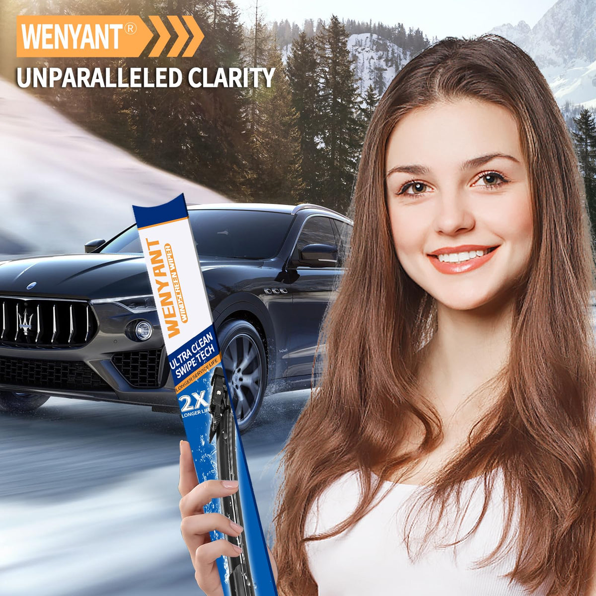 wenyant size comparison 26 and 20 inches for proper windshield coverage