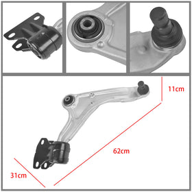 Weonefit control arms coated finish detail resisting corrosion and wear