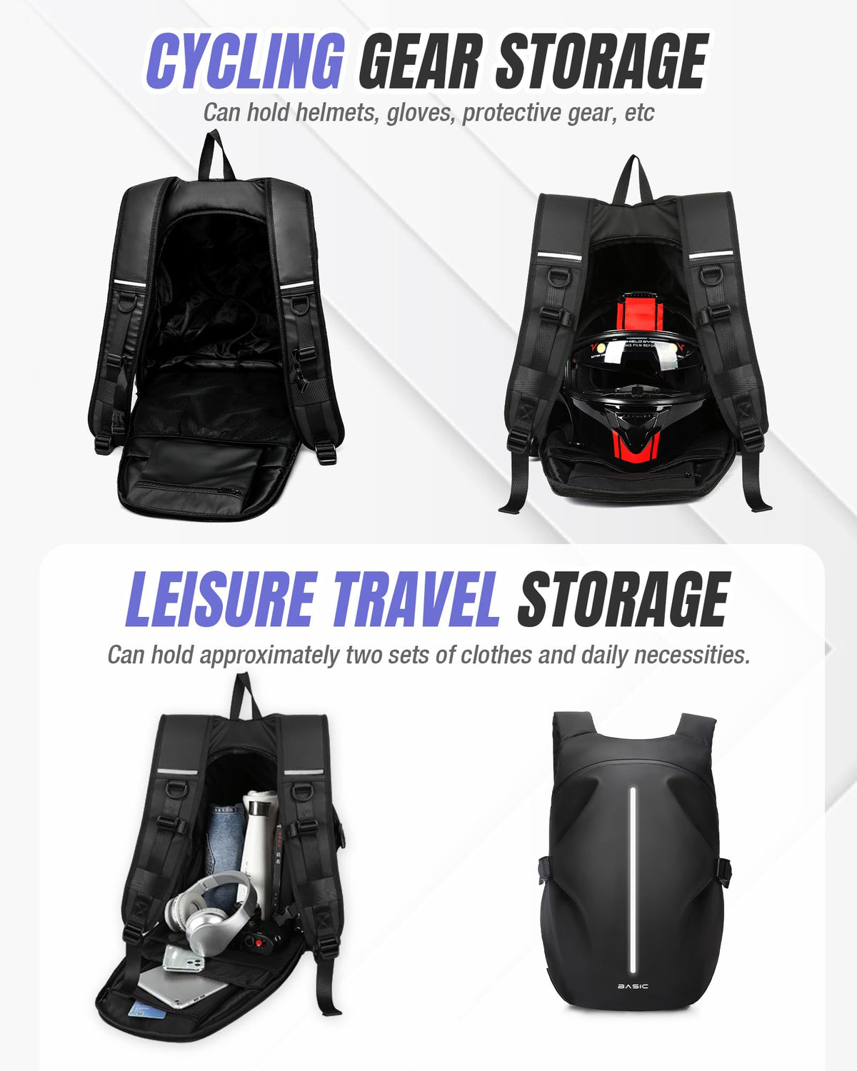 WEPLAN padded laptop compartment protecting a 14-inch laptop during rides benefit