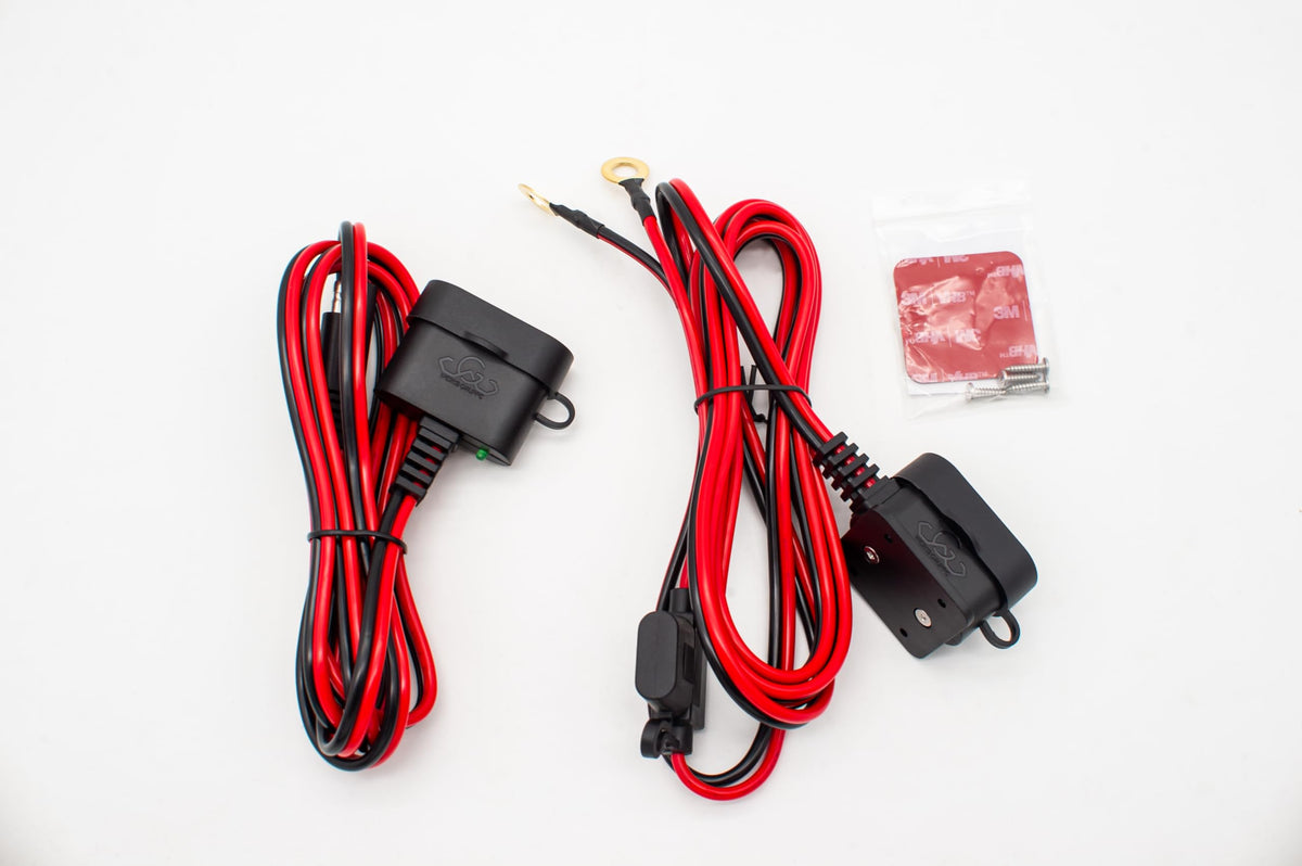 Werks Gruppe ChargeSafe hardwired battery-side mounted with bracket for tidy install
