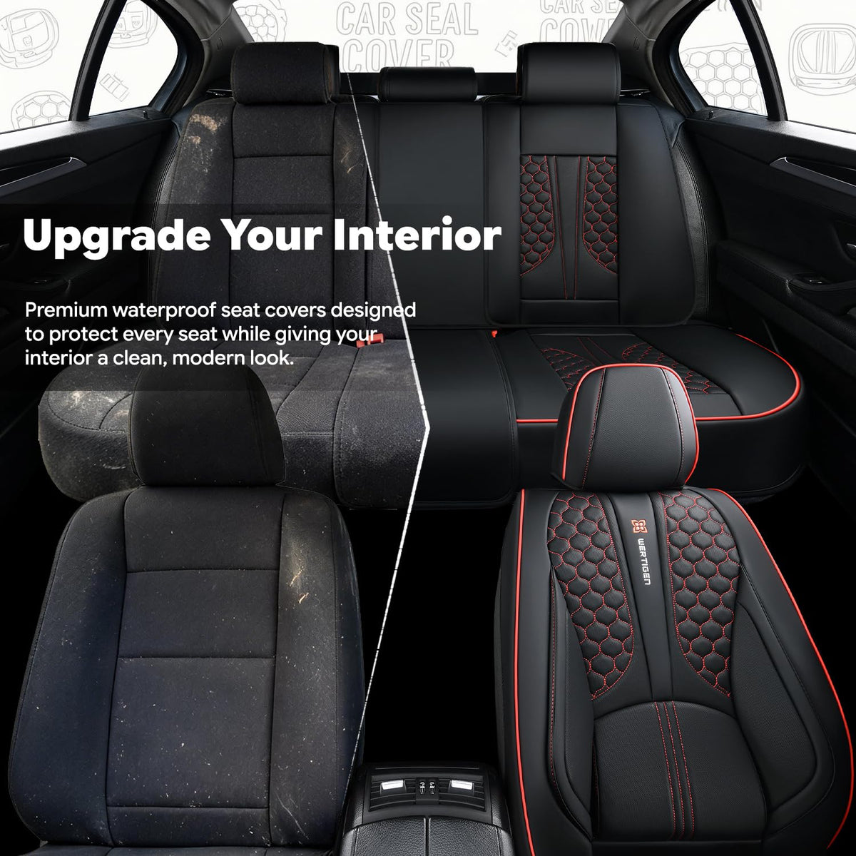 Wertigen leather texture close-up highlighting durable grain and tactile benefit