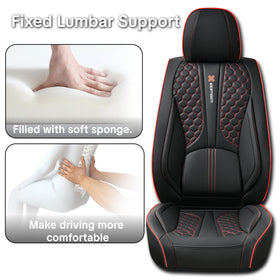Wertigen rear bench covers adjusted to fit demonstrating universal fit advantage