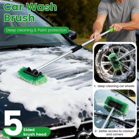 WESBRITE PVC bristles close-up showing durable soft texture for gentle cleaning
