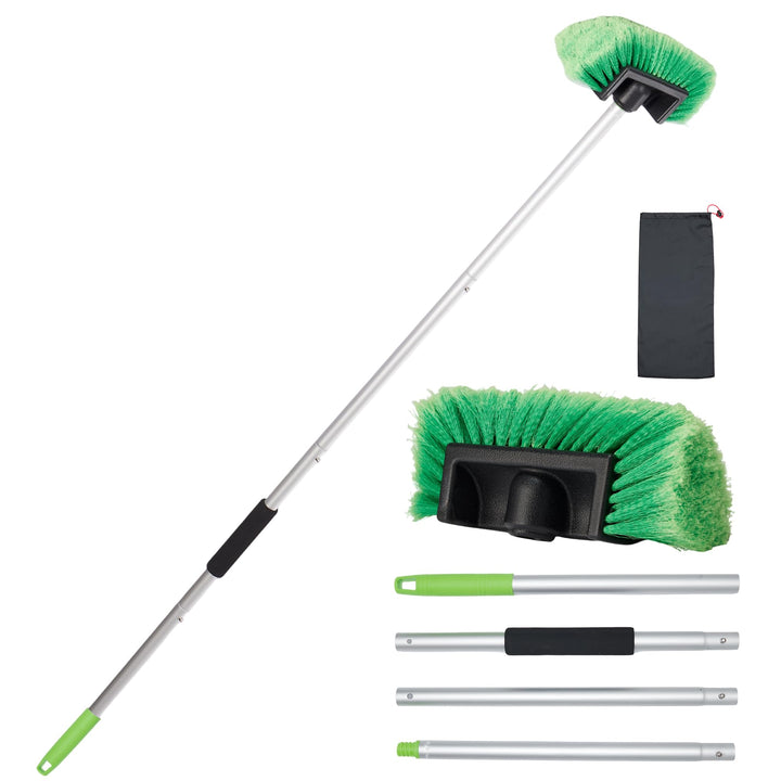 WESBRITE five-sided brush head front view showing full coverage and safe scrubbing