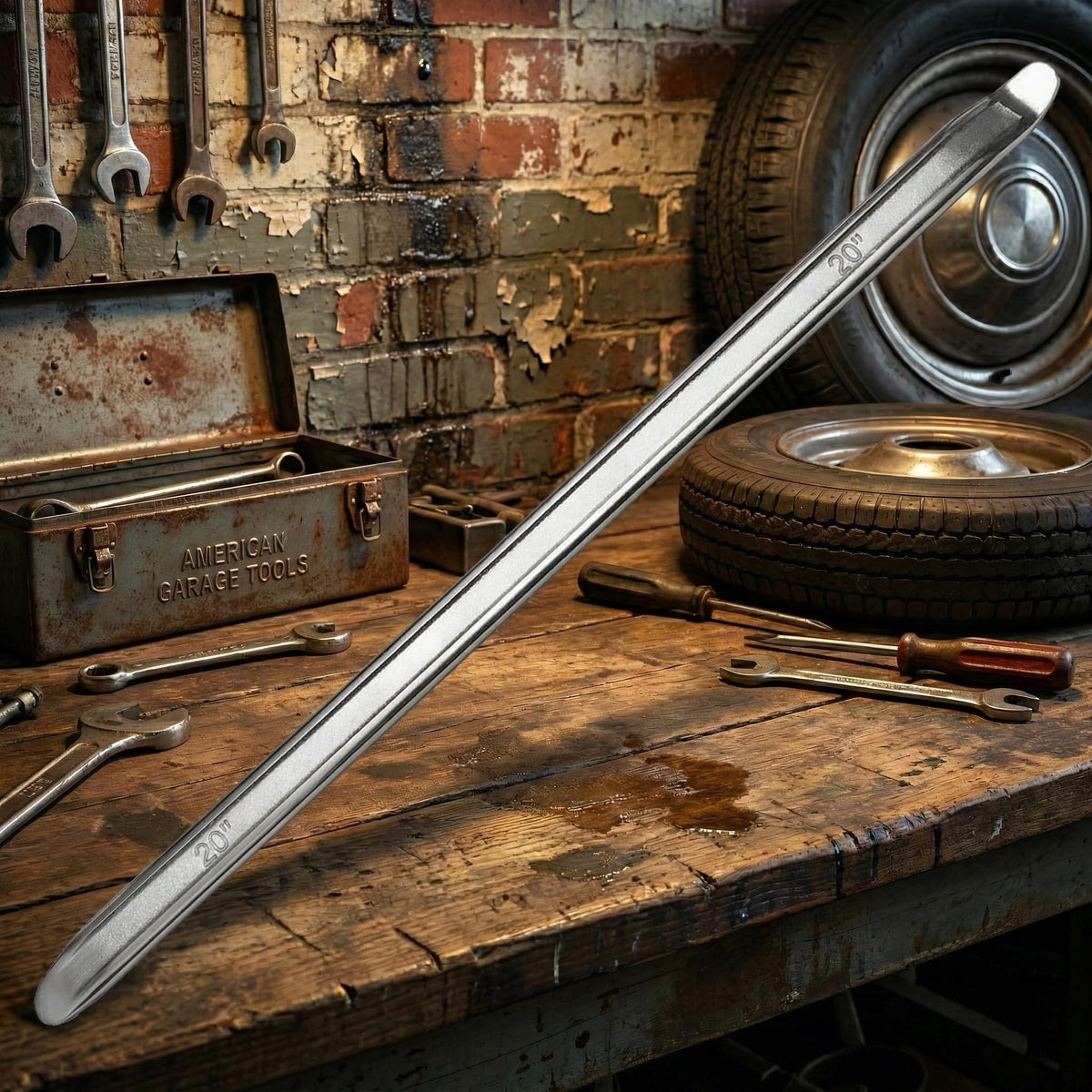 West bunny levers on garage workbench illustrating professional durability