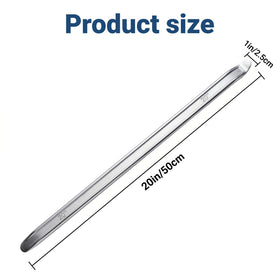 West bunny levers next to ruler showing 20-inch length for greater leverage