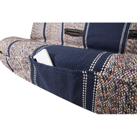 West Coast Auto size comparison on bench seat showing coverage and scale