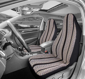 West Coast Auto close-up of woven Baja blanket texture for durable comfort