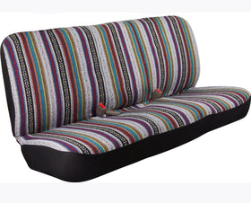 West Coast Auto front view of Baja bench cover showing full protection and renewed interior