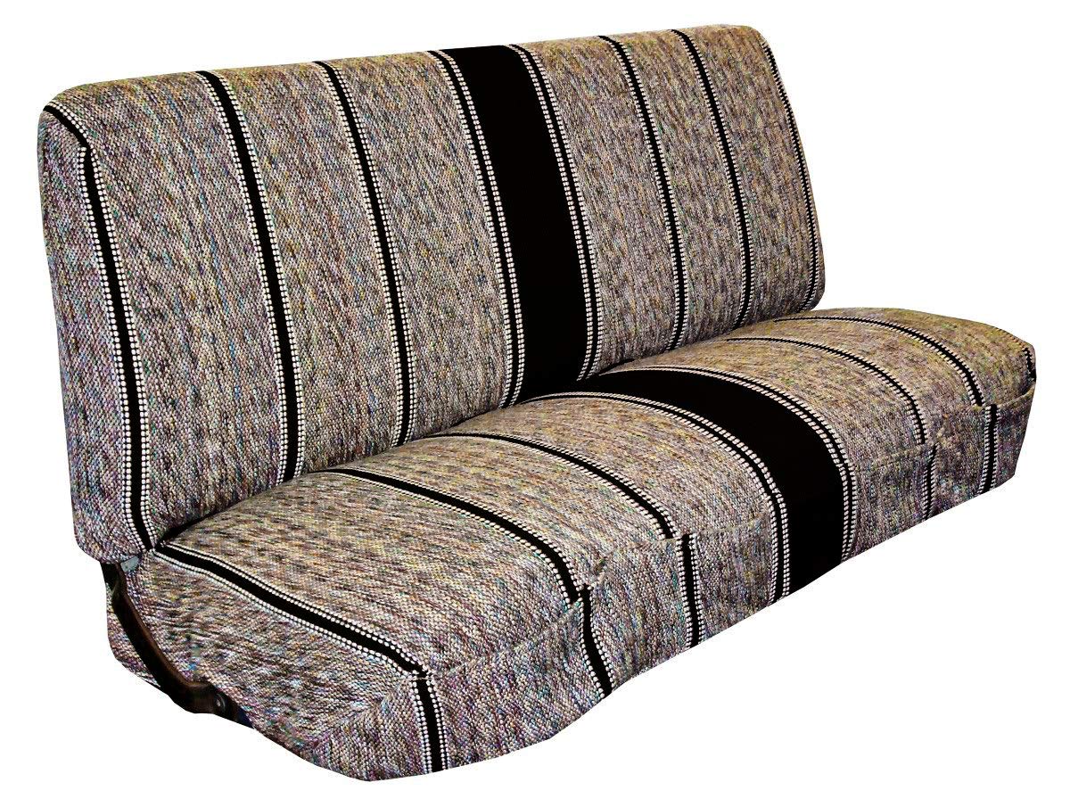 West Coast Auto front view bench seat cover showing full protection and refreshed interior
