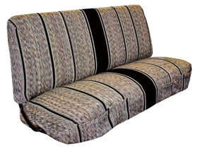 West Coast Auto front view bench seat cover showing full protection and refreshed interior