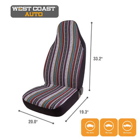 West Coast Auto headrest and straps view showing adjustable fit and secure hold