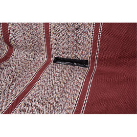 West Coast Auto elastic side and adjustable strap detail for secure seat fit