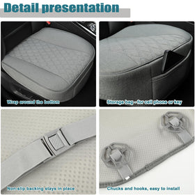 West Llama elastic strap and hook securing cover under seat for stability