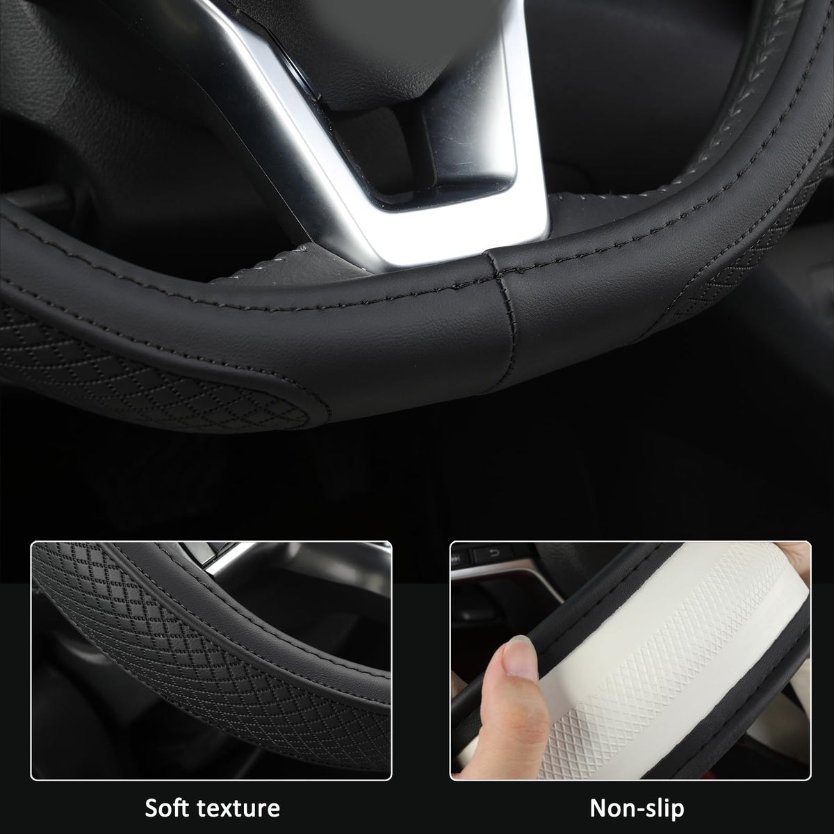 West Llama flat-bottom D-shape comparison demonstrating correct fit for Nissan