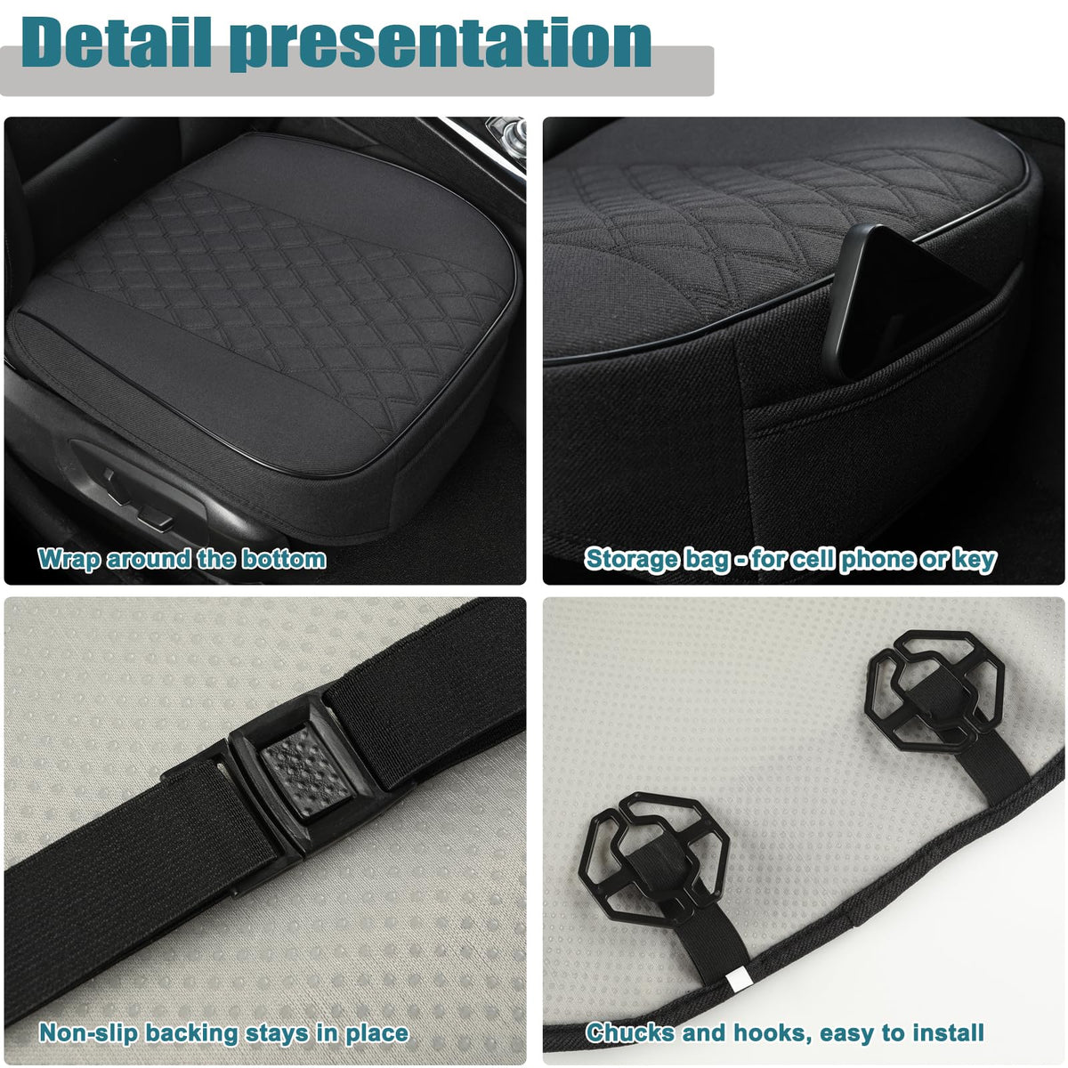 West Llama front pocket storing phone and cards for easy access