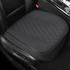 West Llama front seat cover front view showing clean protection and fit
