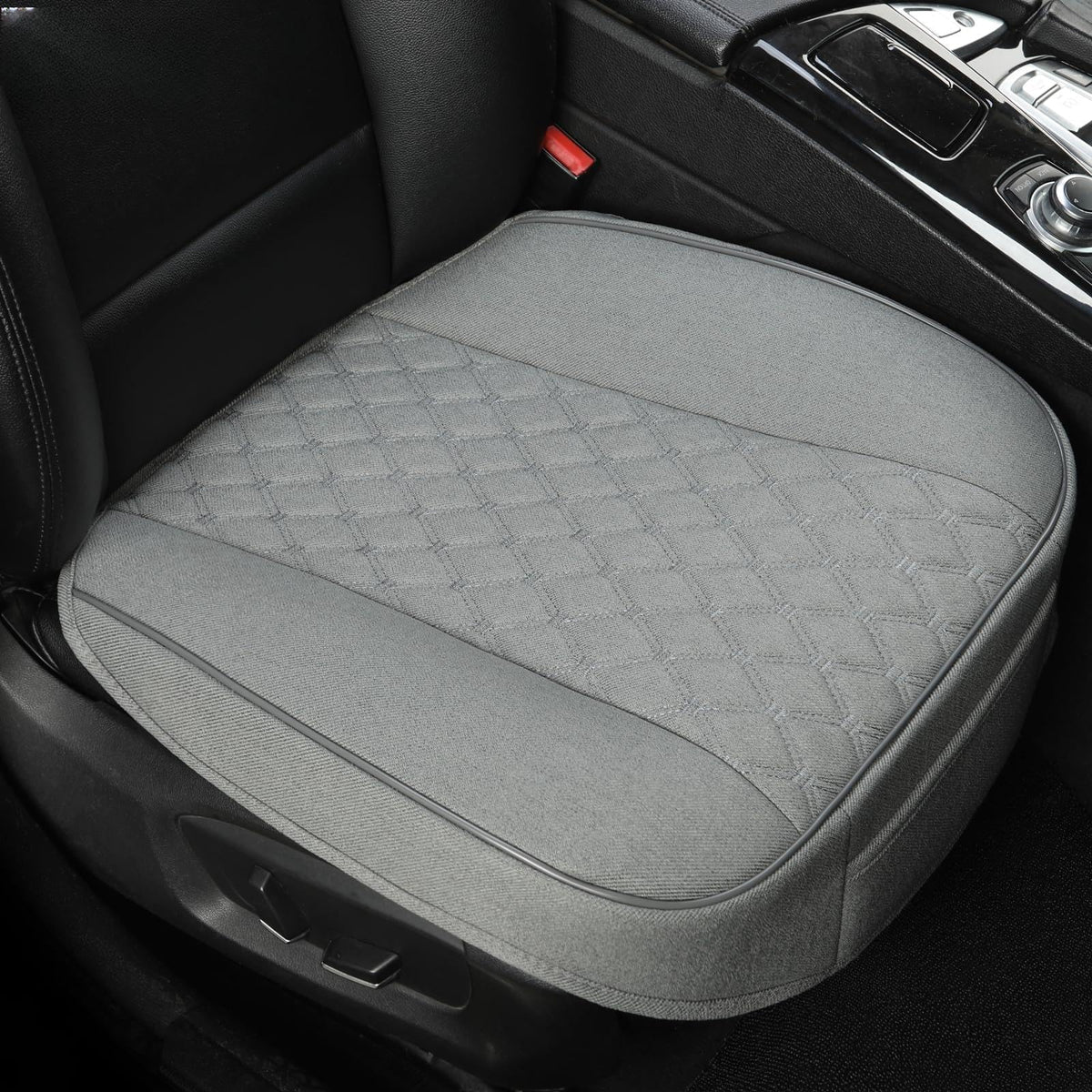 West Llama front view showing complete seat coverage and refined protection