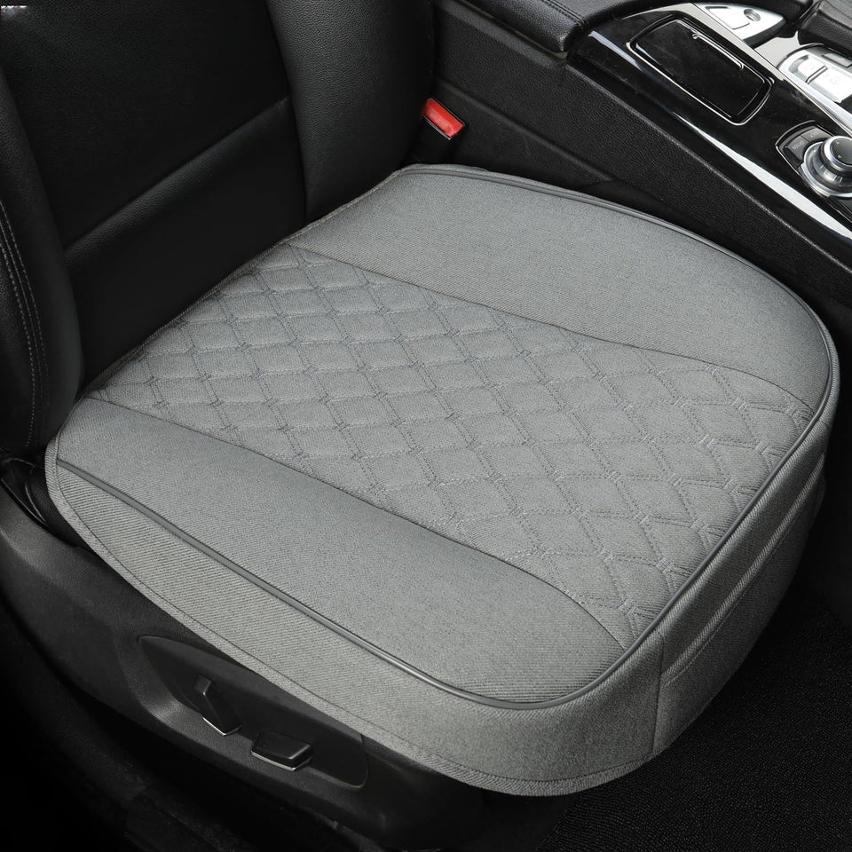 West Llama front view showing complete seat coverage and refined protection