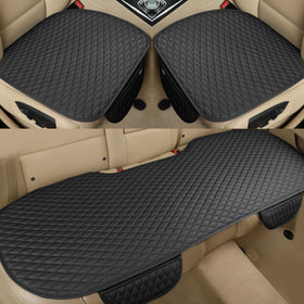 West Llama front seat pad front view showing protective coverage and comfort