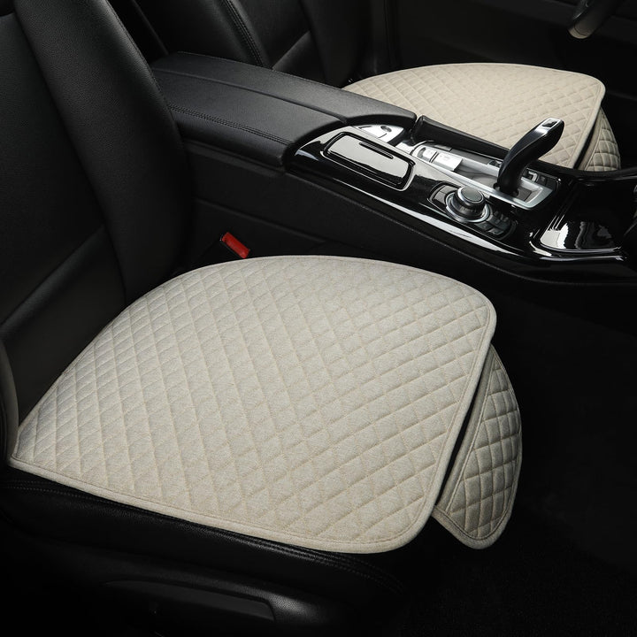 West Llama front seat pad front view shows neat fit and protection