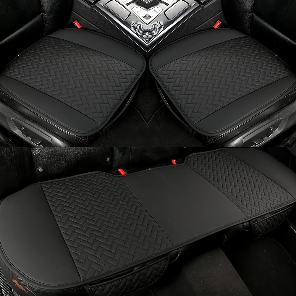 West Llama front seat pad front view showing neat fit and protection