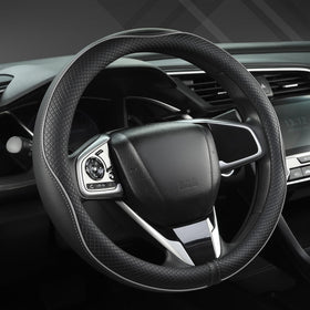 West Llama front view of steering wheel cover showing sleek profile and improved interior look
