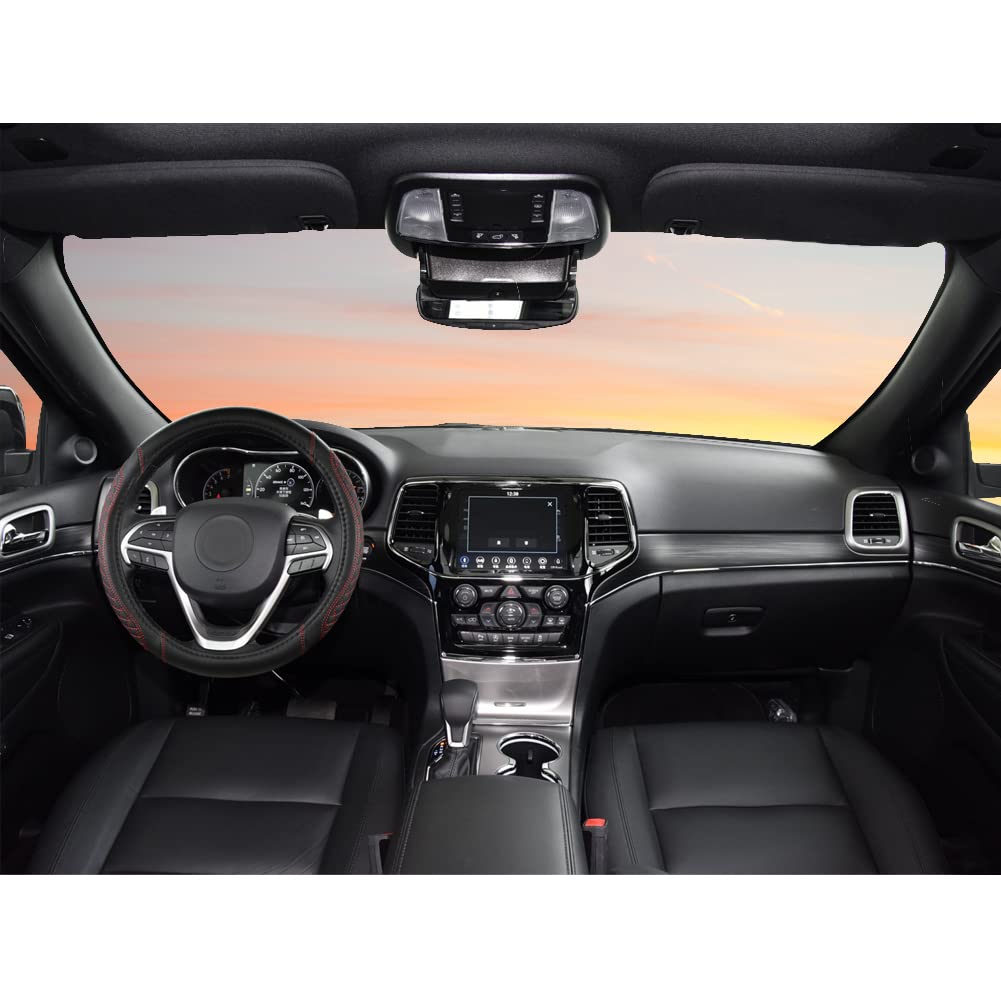 West Llama installed in Jeep interior lifestyle shot showing coordinated cabin style benefit: cohesive look