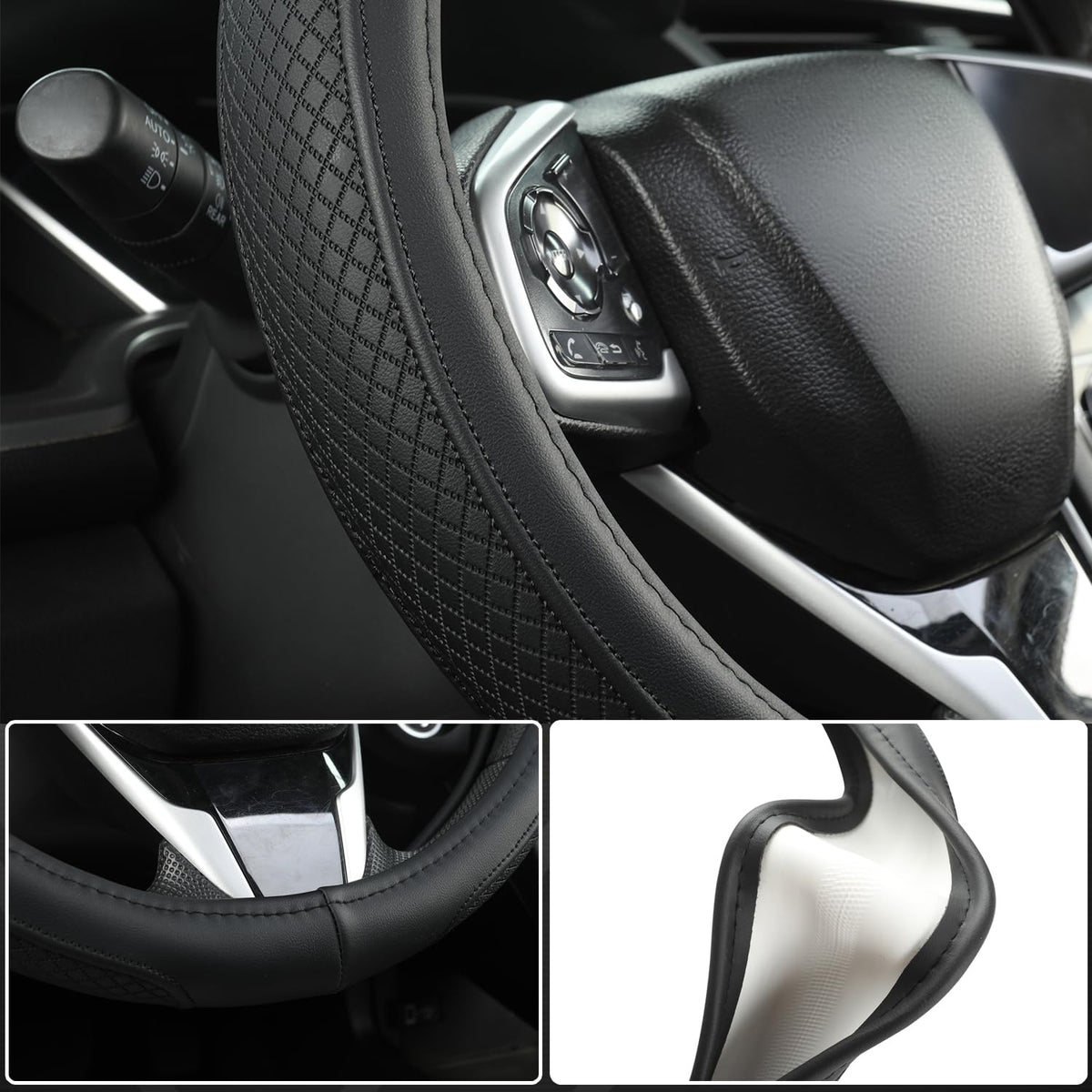 West Llama installed on Ford steering wheel showing refined interior upgrade