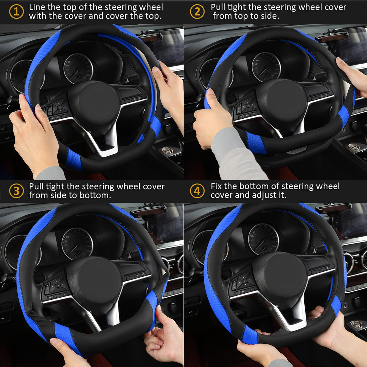 West Llama lifestyle shot in car interior highlighting refreshed dashboard look
