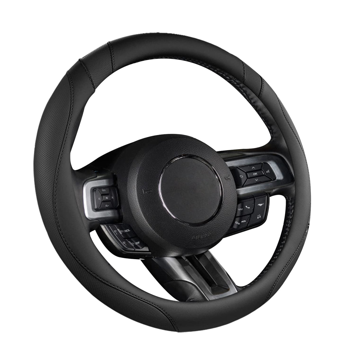 West Llama lifestyle shot hands on wheel depicting enhanced grip and comfort