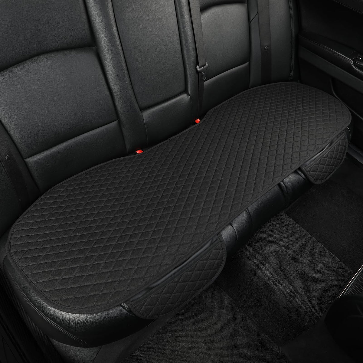 West Llama front view of rear bench cover showing full fit and protection