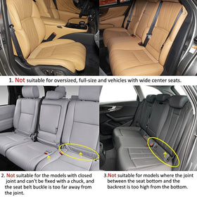 West Llama rear bench pad full-length protecting back seat area