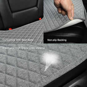 West Llama rear bench with a child seat showing protection and cushioning
