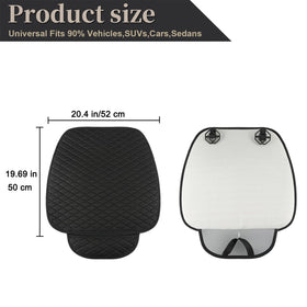 West Llama seat pad side profile displaying slim sideless design and unobtrusive benefit