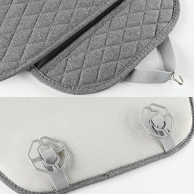West Llama folded cover in storage showing compact transport and convenience