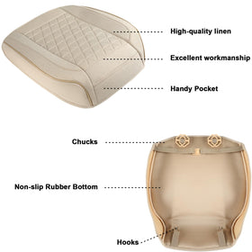 West Llama wrap-around bottom profile protects seat edges
