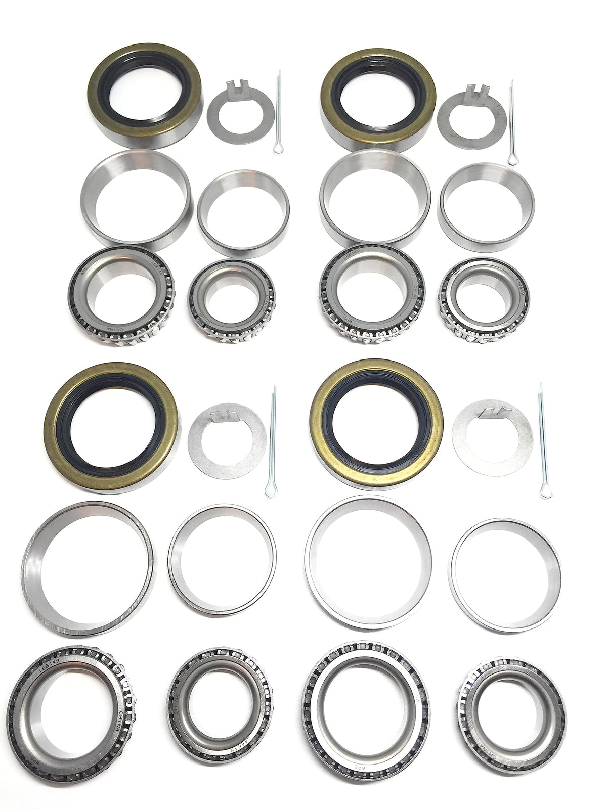 WESTERNPRIME front view of complete bearing kit showing organized components and convenience