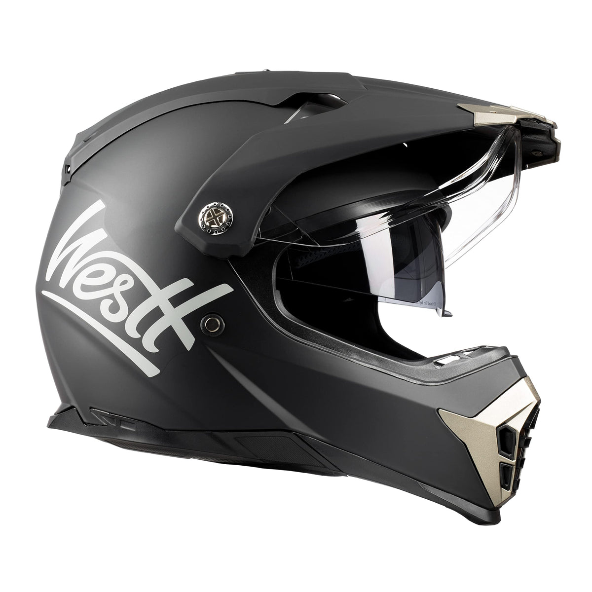 Westt helmet on rider in trail setting showing use in action, versatility benefit