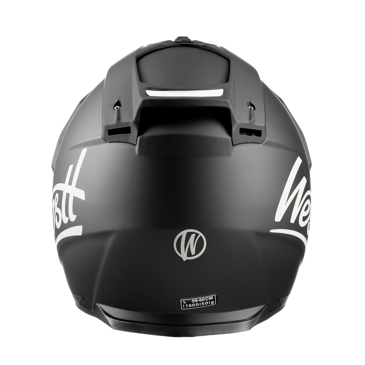 Westt helmet packaging and accessories included showing contents, ready-to-ride benefit