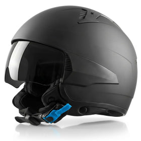 Westt helmet front view showing DOT approval and streamlined design benefit