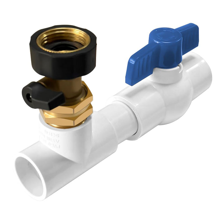 WESUA front view of connector showing quick flush benefit