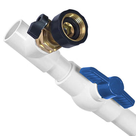WESUA installed on AC condensate outlet for fast homeowner maintenance