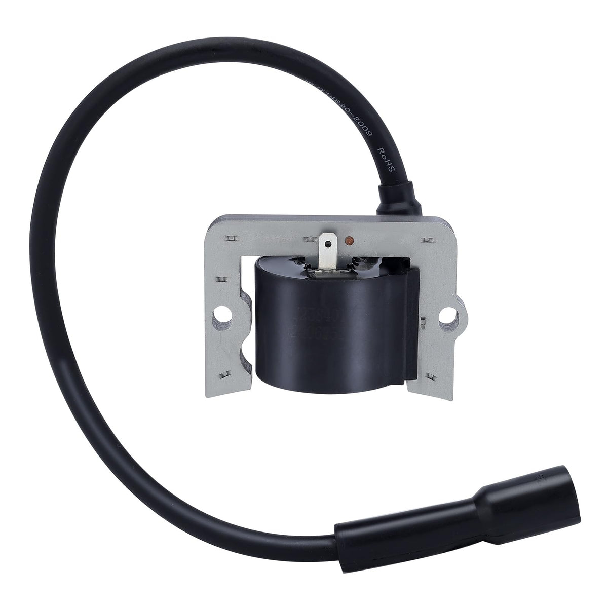 Wetenex ignition coil front view showing compact design and easy replacement benefit